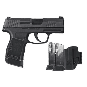 Sig Sauer P365 9mm TacPac with Three 12-Round Magazines and Holster (No Manual Safety)