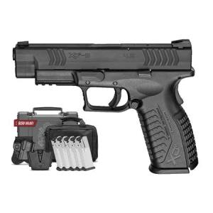 Springfield XDM 9mm 4.5 Full-Size Instant Gear Up Package with 5 Mags, Range Bag, Holster, M