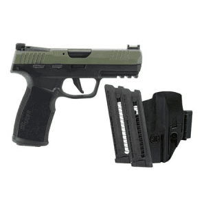 Sig Sauer P322 22LR TacPac with Moss Green Slide, Three Mags and Holster