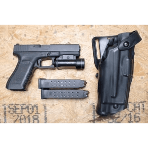 Glock 17 Gen4 9mm Police Trade-In Pistol with TLR-1 Light and Safariland Holster(Good Condition)