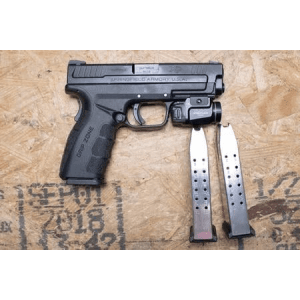 Springfield XD-9 Mod2 4.0 9mm Police Trade-In Pistol with Streamlight TLR-7