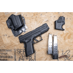 Springfield XD-45 Compact 45ACP Police Trade-In Pistol with Two Mags, Holster, Speedloader