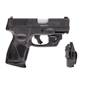 Taurus G3c 9mm Pistol with Viridian Laser and Uncle Mikes Holster