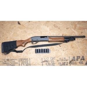 Remington 870 Express Magnum 12 Gauge Used Trade-In Shotgun w/Sling, Side Saddle Shell Holder