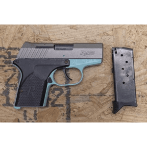 Remington RM380 .380 Auto Police Trade-In Pistol Light Blue