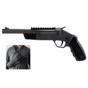 Rossi Brawler 45 Colt / 410 Bore Black Single-Shot Handgun with Chest Holster