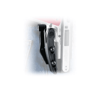 Hogue PowerSpeed OWB Black Polymer Belt Clip Fits Semi-Auto Ambidextrous Hand