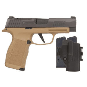 Sig Sauer P365XL 9mm Semi-Auto Optic Ready Pistol with FDE Frame, Three Mags and Holster
