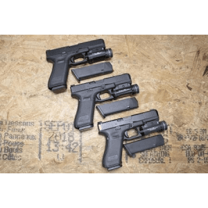 Glock 17 Gen5 9mm Police Trade-In Pistols with Night Sights and Streamlight TLR-1 Light (Very Good Condition)
