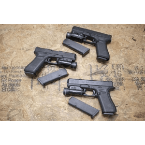 Glock 17 Gen5 9mm Police Trade-In Pistols with Night Sights and Streamlight TLR-1 Light (Good Condition)