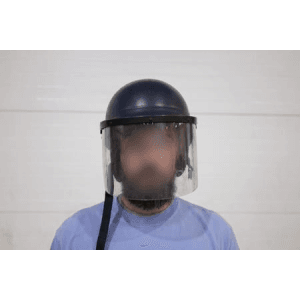 Premier Crown Riot Helmet with Face Shield (No Neck Guard)