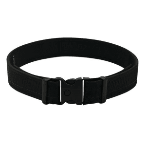 Uncle Mikes Matte Black Leather 36/40 1.50" Wide with Buckle Closure Gun Belt
