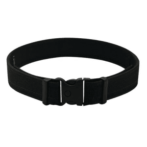 Uncle Mikes Matte Black Leather 42/46 1.50" Wide with Buckle Closure Gun Belt