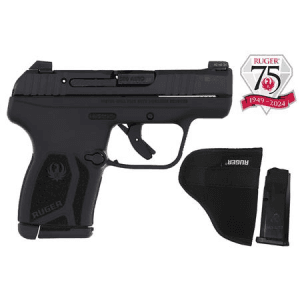 Ruger LCP Max 380 ACP 75th Anniversary Compact Pistol with Tritium Front Sight, Two Mags and Holster