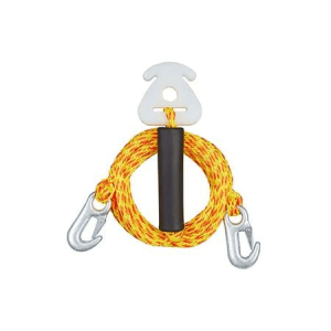 Full Throttle 8 ft Ski/Tube Tow Harness - Yellow