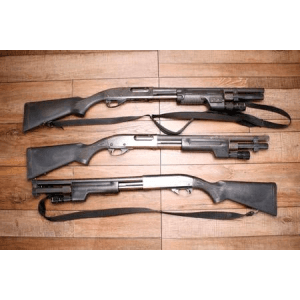 Remington 870 Wingmaster 12GA Police Trade-in Shotguns with Surefire FOrends
