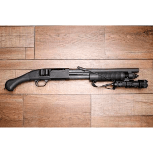Mossberg 590 Shockwave 12GA Police Trade-In Shotgun with Flashlight