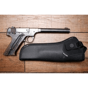 High Standard H-D Military 22 LR Police Trade-In Pistol with Holster (Missing Grips)