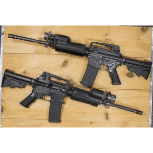 Colt LE6920 5.56mm Police Trade-In Rifles with N-Stock and Surefire M500A Forend Light