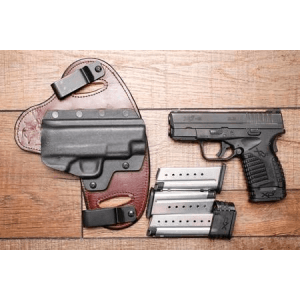 Springfield XDS-9 9mm Police Trade-In Pistol with Holster and 4 Magazines