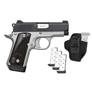 Kimber Micro 380 ACP Two-Tone Ready to Carry Package with Three Magazines and DeSantis Pro Stealth Holster