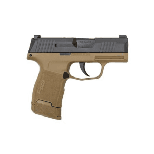 Sig Sauer P365 9mm TacPac with Coyote Tan Frame, Three Magazines and Holster