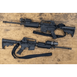 Smith & Wesson MP-15 5.56 NATO Police Trade-In Rifle with SureFire Light (Fair Condition)