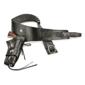 Guide Gear Widowmaker Single Action Leather Holster Belt