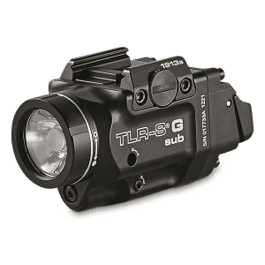 Streamlight TLR-8 Sub Tactical Pistol Light with Green Laser for 1911 Short Models