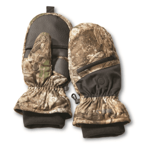 Guide Gear Brushed Tricot Insulated Pop-Top Mittens