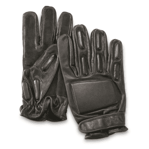 Mil-Tec Leather Security Gloves Black