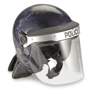 British Police Surplus Riot Helmet Used
