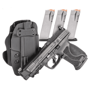 SMITH & WESSON M2.0 10mm 4.6" 15rd TAC PAC (4 Mags / Holster) - Black