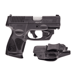 TAURUS G3c 9MM 3.2" 12rd Pistol w/ Viridian Laser & UM Holster | Black