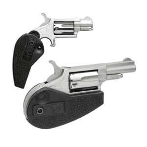 NAA 22LR 1.6" 5rd Mini Revolver w/ Holster Grip - Stainless
