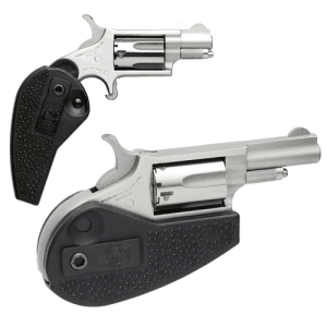 NAA 22 WMR 1.63" 5rd Mini Revolver - Stainless w/ Holster Grip