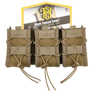 HIGH SPEED GEAR TACO Shingle Mag Pouch Triple Coyote Brown MOLLE
