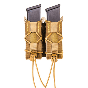 HIGH SPEED GEAR TACO Mag Pouch Double Coyote Brown Nylon Belt