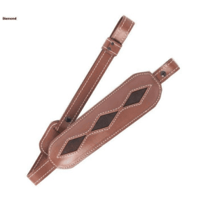 AA&E Leathercraft Trophy Gun Sling - Brown Leather