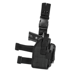 Ncstar 2954 Drop Leg Universal Holster - Black 7.5" Rh