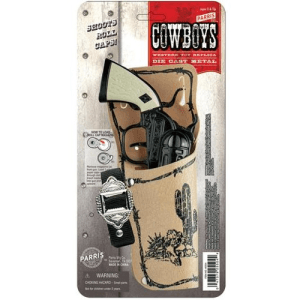 PARRIS MFG Blued Pistol Sgl/Holster Set