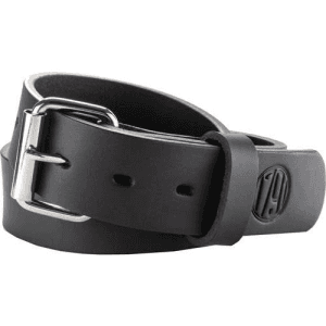 1791 GUNLEATHER 01 Gun Belt Stealth Black Leather 48/52 1.5"