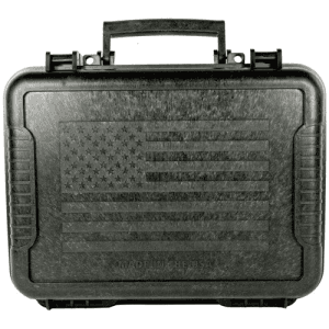 BOYT HARNESS Molded Pistol Case 11" Black US Flag Polypropylene