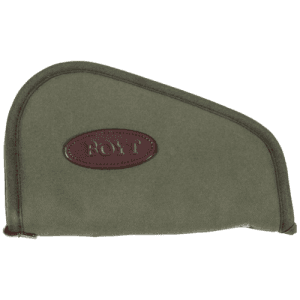 BOYT HARNESS Heart-Shaped Pistol Rug 10" Long OD Green Canvas