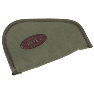 BOYT HARNESS Heart-Shaped Pistol Rug 8" Long OD Green Canvas