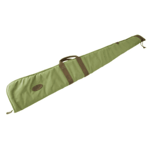 BOYT HARNESS Canvas Shotgun Case OD Green Leather Canvas 52"