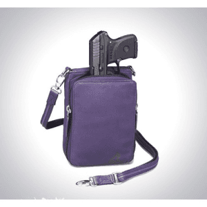 GUN TOTE'N MAMAS X-Body Smart Phone Pouch Purple 6.75"