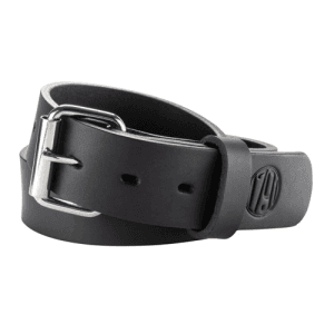 1791 GUNLEATHER 01 Gun Belt Stealth Black Leather 46/50 1.5"