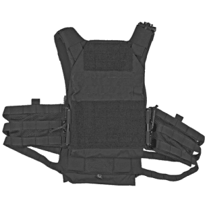 GREY GHOST GEAR SMC Plate Carrier 10"x12"/SAPI Plates Black