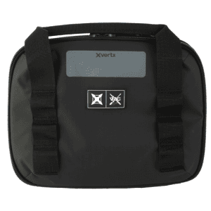 VERTX VTAC Double Pistol Case Black 11.4"x9.1x5.1" Nylon